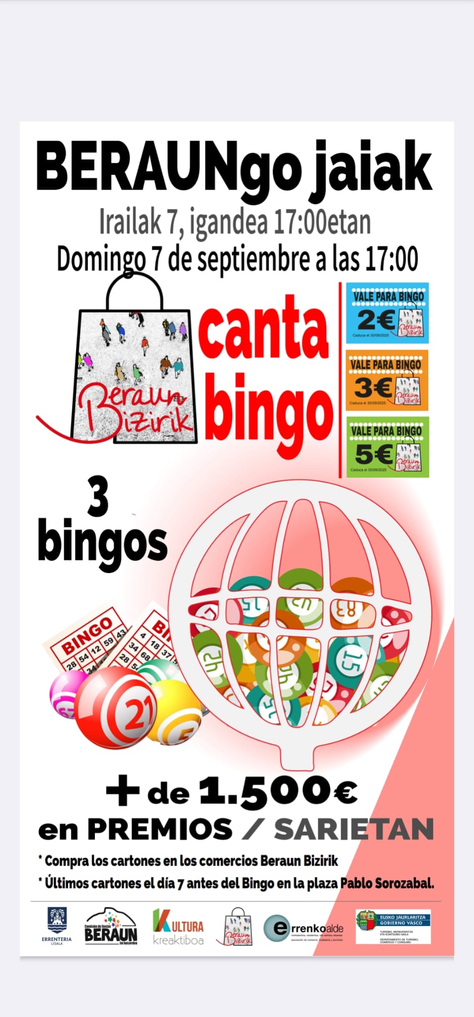 BERAUN BIZIRIK: BINGO MUSIKATUA